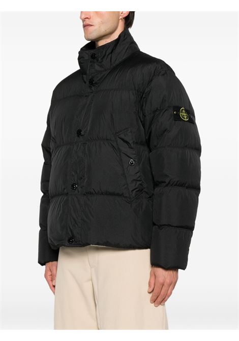 bomber crinkle reps ny uomo nero STONE ISLAND | K2S15 4100010 S0A23V0029